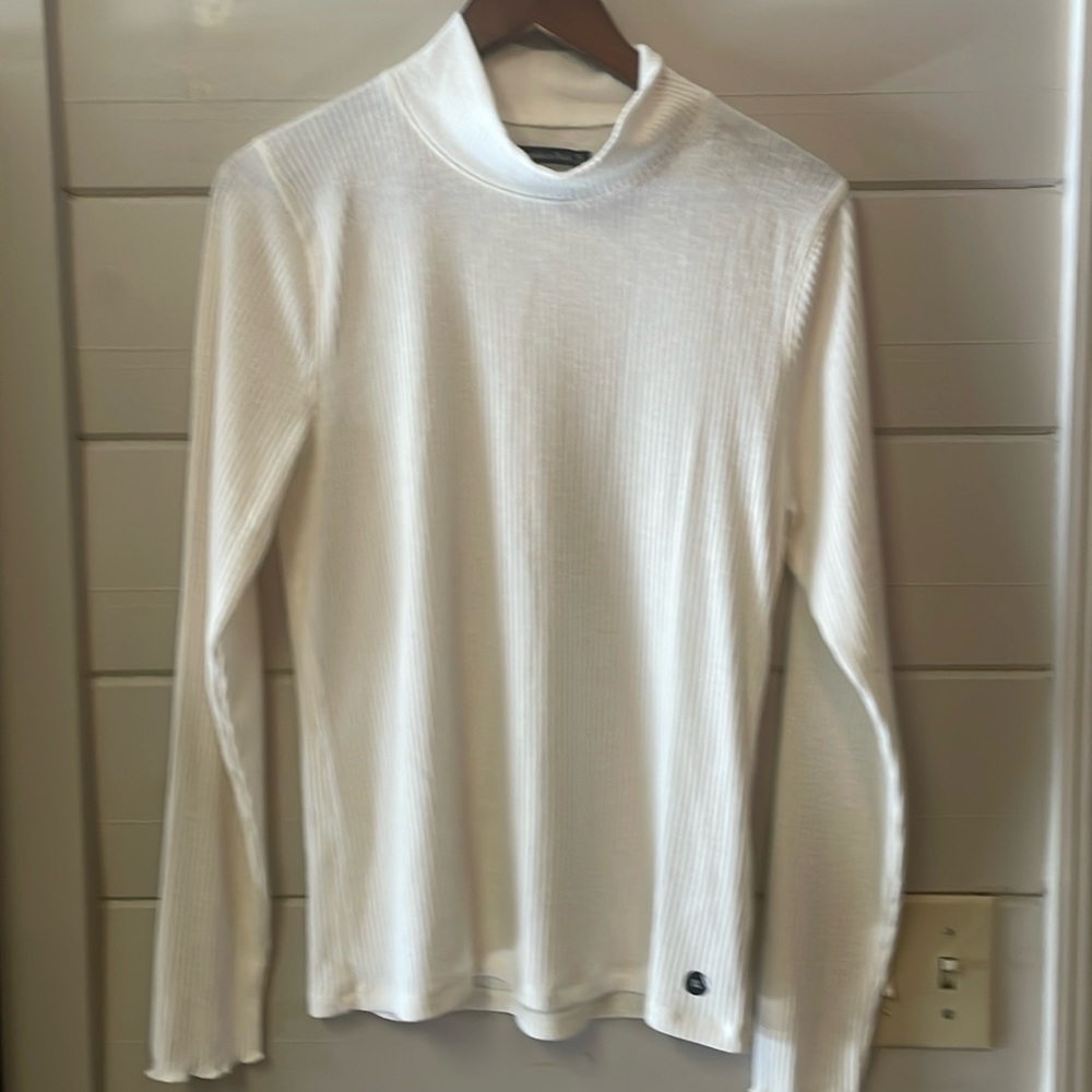 Abercrombie & Fitch Rib Knit Long Sleeve Shirt Size XL.